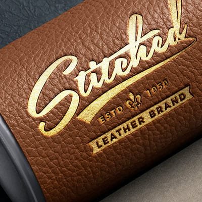 Leather Foil application